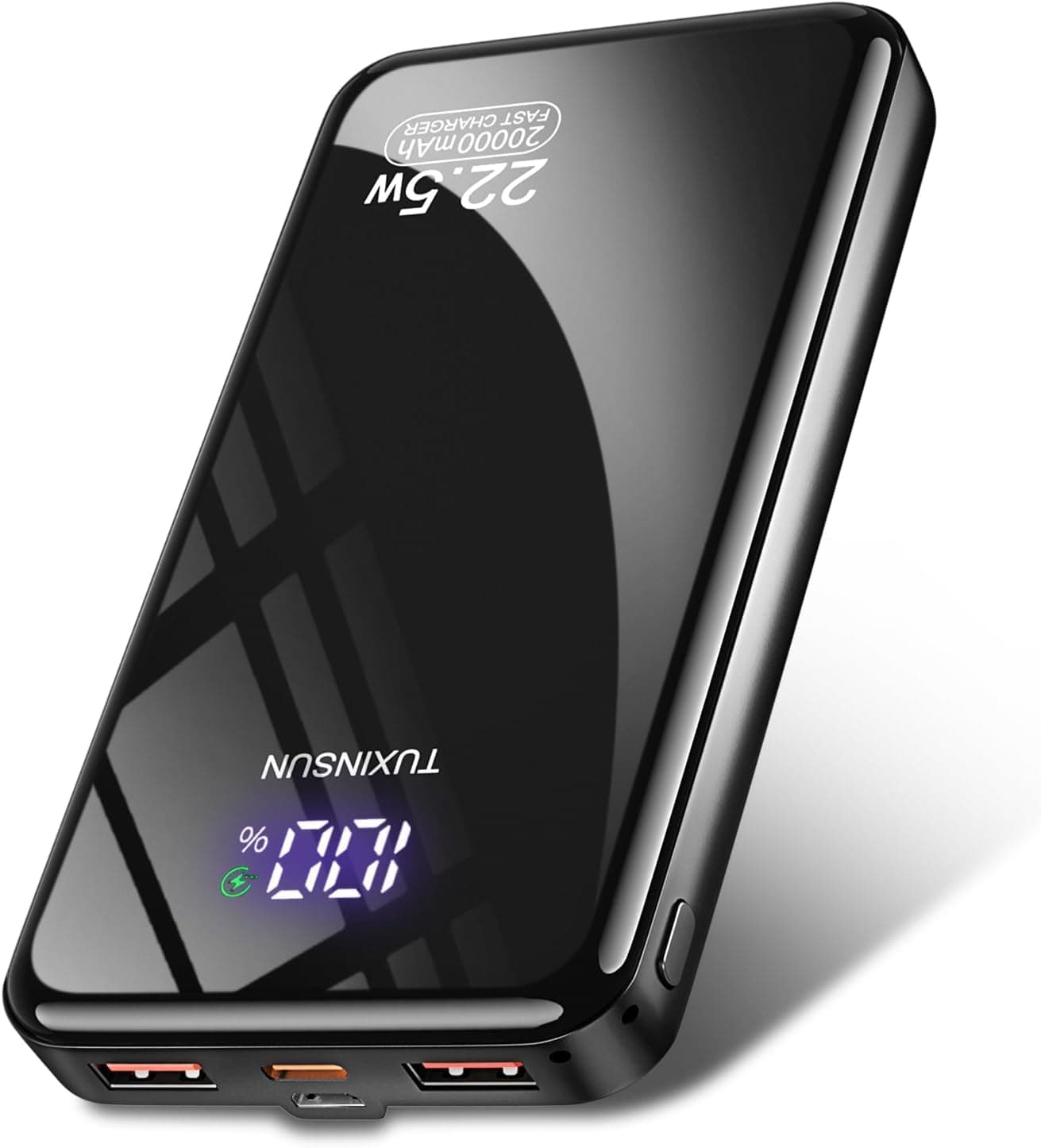 Power Bank 20000 mAh 22,5 W PD3.0 QC4.0, batería Externa para móvil con Carga rápida PD20W, Pantalla LCD