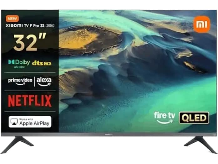 TV QLED 32" - Xiaomi 32 F PRO, ARM Cortex-A55, Smart TV, Negro