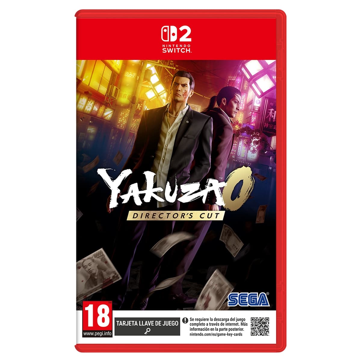 Yakuza 0 Director's Cut, Nintendo Switch 2, Edición Digital, Juego de Acción y Aventura, Mundo Abierto