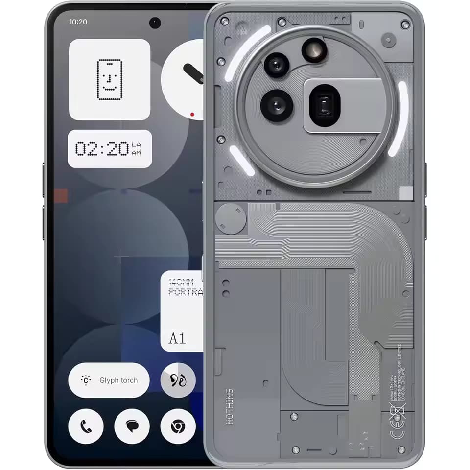 Teléfono - Nothing Phone (3a) Pro, smartphone Android 5G con eSIM, 12GB+256GB (Desde España)