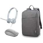 Lenovo Smarter Learning Portability Bundle Kit Pack Auriculares Ratón Mochila para Portátiles