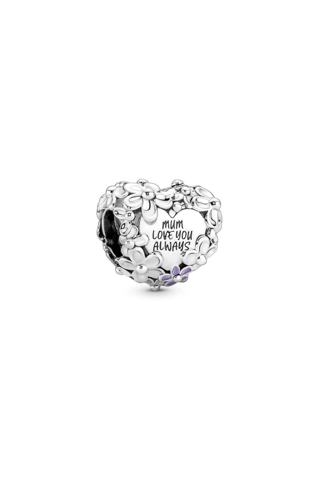 Charm corazón para madres Pandora