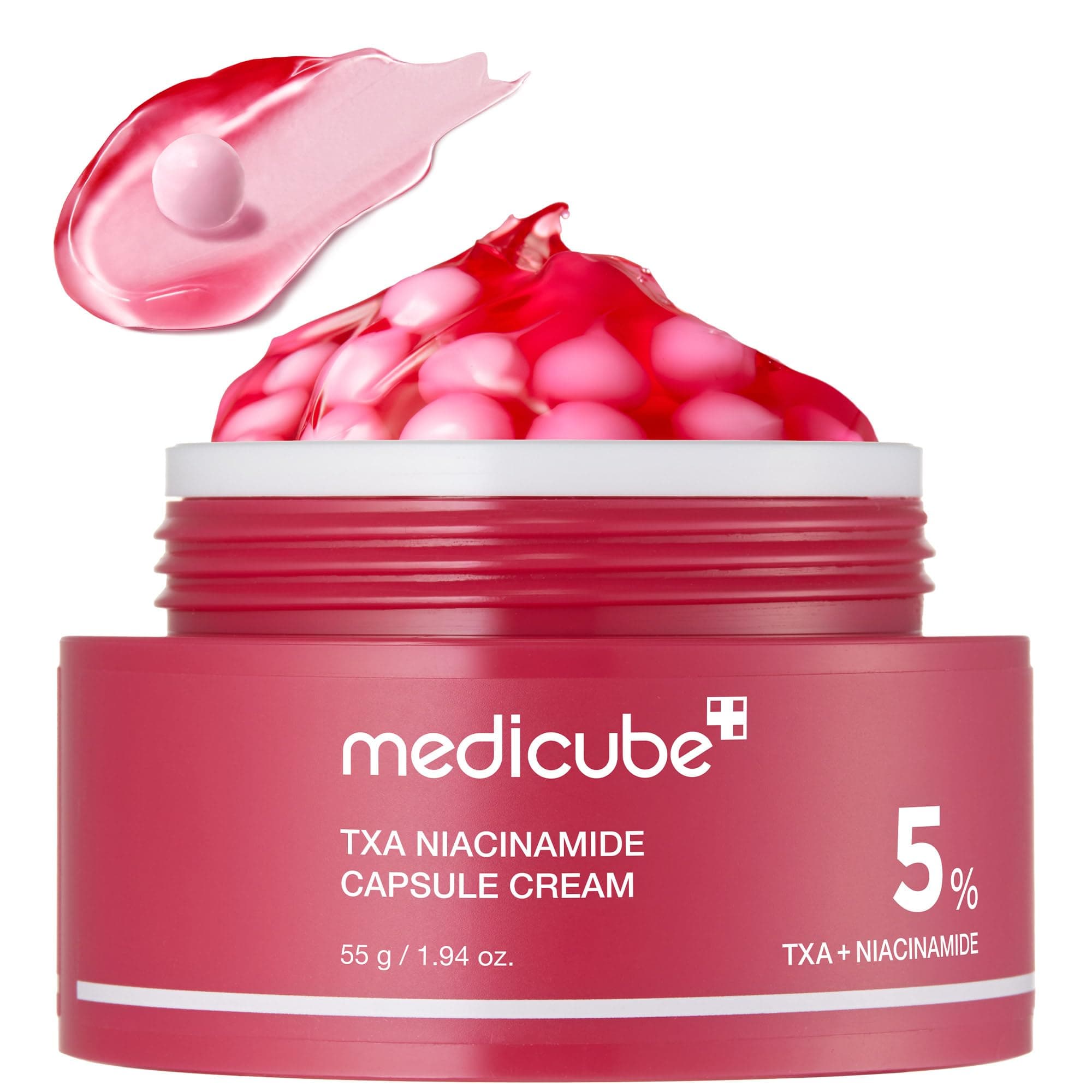 medicube Capsule Cream with TXA + Niacinamide, Cosmética Coreana, 55g