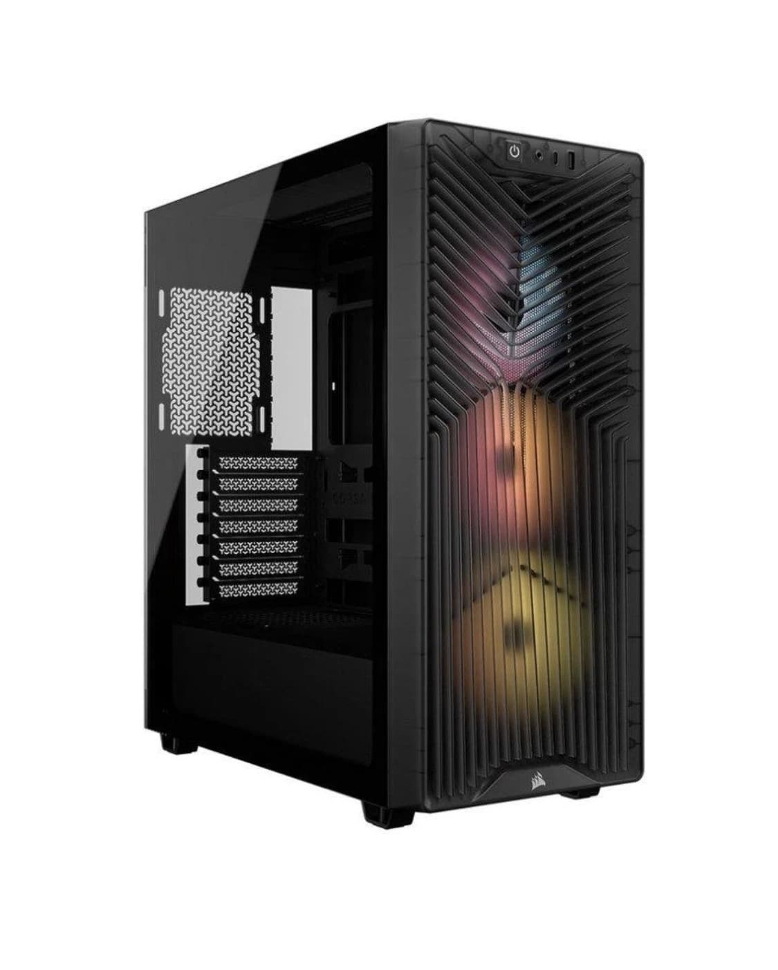 Torre PC Torre Corsair 3200D RS ARGB Chasis Mid-Tower Vidrio Templado USB-C Negro