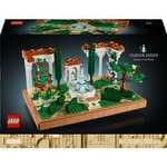 LEGO Icons Jardín con Fuente