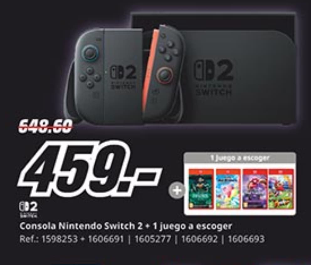 Nintendo Switch 2 + 1 juego TOTALMENTE GRATIS
