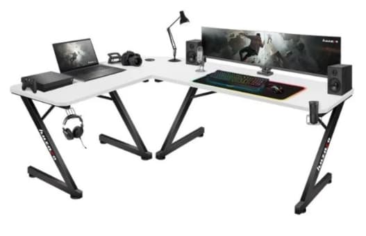 Mesa Gaming Huzaro Hero 7.0 154 cm Aluminio y fibra de carbono con extras