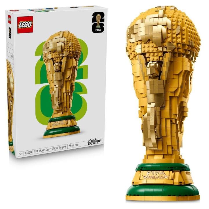 LEGO 43020 Editions Trofeo Oficial de la Copa Mundial de la FIFA – Set de Construcción y Decoración Para Niños