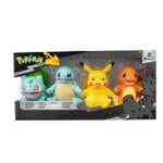 Pokémon - Paquete de 4 Figuras de Vinilo Select - Cuatro Figuras de Vinilo 10 cm (Bulbasaur, Squirtle, Pikachu, Charmander)