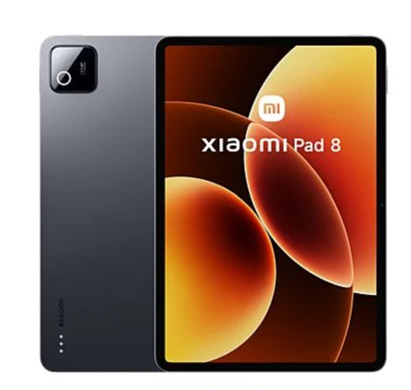 Xiaomi Pad 8 (11.2" 3.2K 144Hz, Snapdragon 8s Gen 4, 8GB/128GB) con batería de 9200mAh