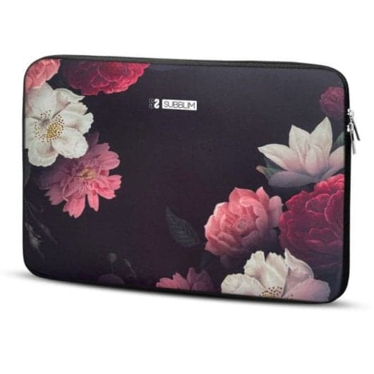 Subblim Funda Trendy Neopreno Sleeve Neo Flowers para Portátil de 15.6"