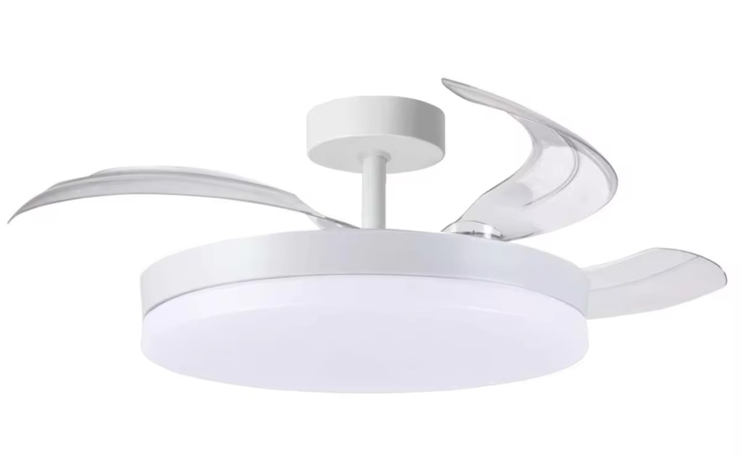 BEL AIR HOME - Ventilador de Techo ARES, Motor DC, LED 36W y Control Remoto, 3 Aspas Plegables, Dormitorios y comedores