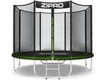 Cama elástica - ZIPRO Cama elástica Zipro Jump Pro con red de protección externa 252cm, Negro