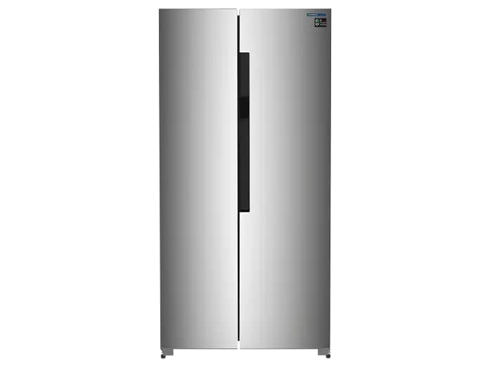 Frigorífico americano - Infiniton SBS-456A78XEL, No Frost, 177.5 cm Altura, 410 l, Inverter, 40 dB(A), Fresh Zone, Bi-Zona Indoor, Inox