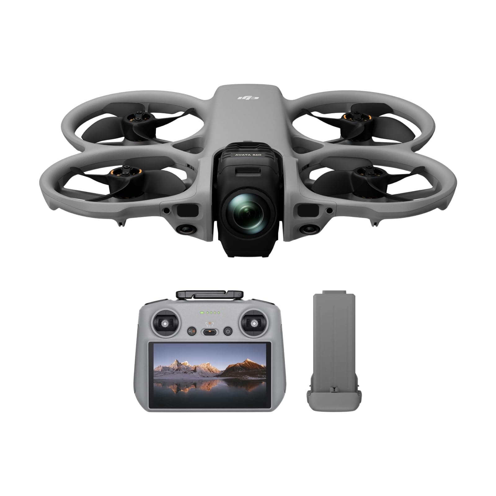 Dron DJI Avata 360 (cámara 360° 8K/60fps HDR, sensor equiv. 1", detección omnidireccional, protectores integrados, vuelo FPV, solo dron)