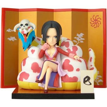 Diorama Banpresto World Collectable Special One Piece Boa Hancock y Salome 10cm