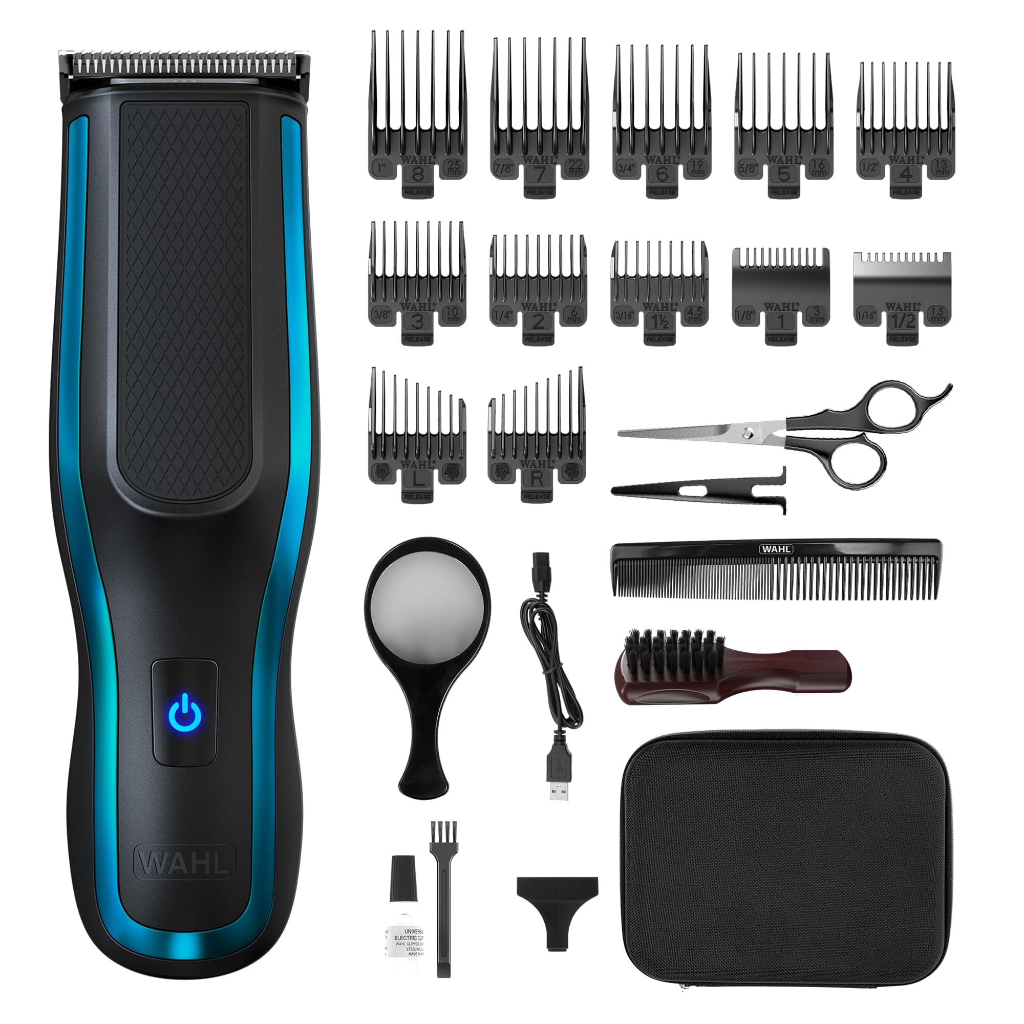 Wahl Self Clip 360 Cortapelos DIY de Litio Recargable para Hombre