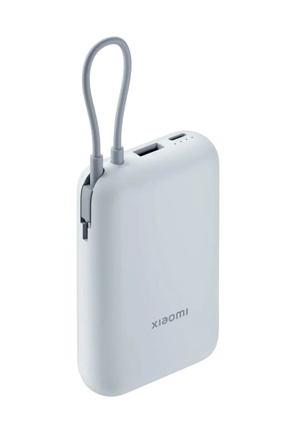 Powerbank - Xiaomi P15ZM, 10000 mAh, 1x USB-C, 1x USB-A, 22.5W, Cable Integrado, Azul Hielo