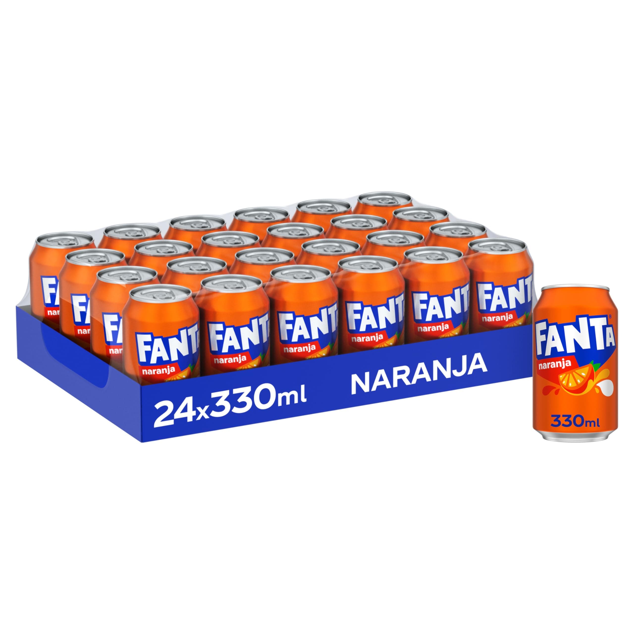 Fanta Naranja / limón 2x Pack 24 Latas (48 unidades -0,56€/ud) 330 ml (oferta 2ª unidad al 50%, packs ahorro)