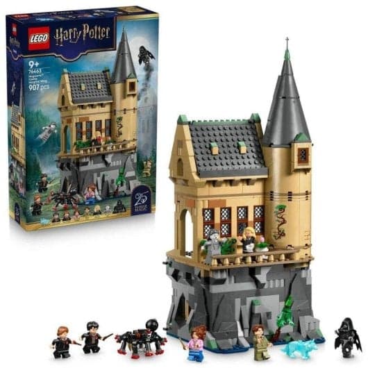 Set de construcción LEGO Harry Potter Castillo de Hogwarts: Ala de Enfermería, 907 piezas