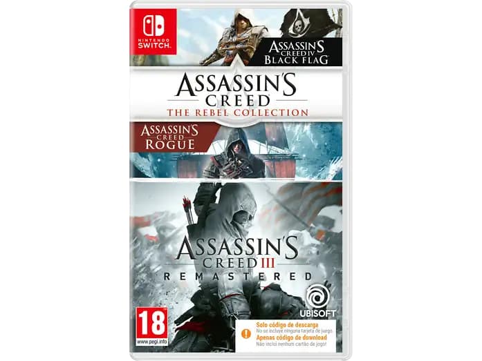 Nintendo Switch Assassin's Creed The Rebel Collection (Código en la caja)