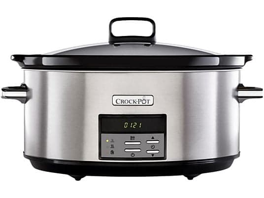 Olla - Crock-Pot CSC063X, De cocción lenta, 320 W, 7.5 l, Inox