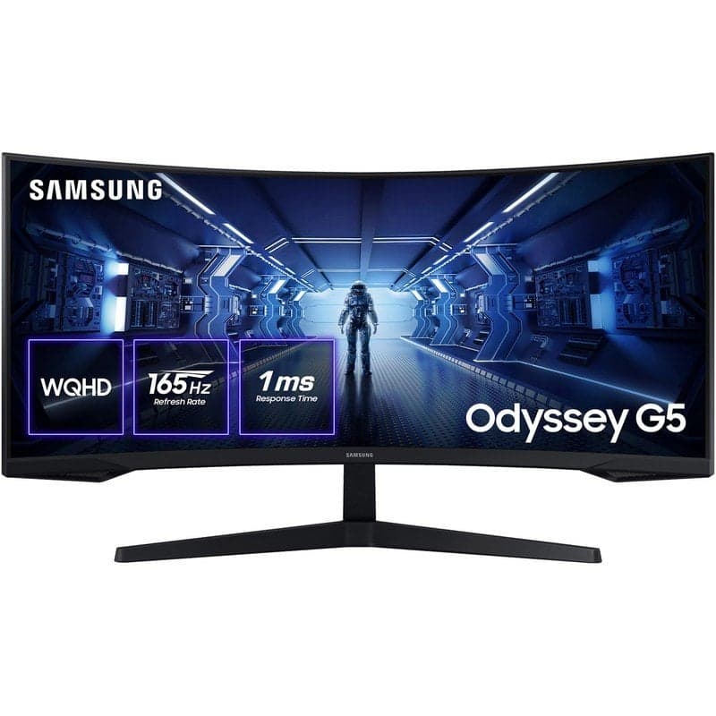 Monitor Gaming Ultrawide Curvo Samsung Odyssey G5 LC34G55TWWPXEN (34" UWQHD, 165Hz, 1ms, HDR10)