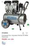 Compresor de aire Hyundai Ultrasilencioso 24l