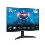 AOC 24B36X Monitor 24 Pulgadas, 144Hz Panel IPS, HDR10, Adaptive Sync, (1920x1080 HDMI 1x 1.4) Negro