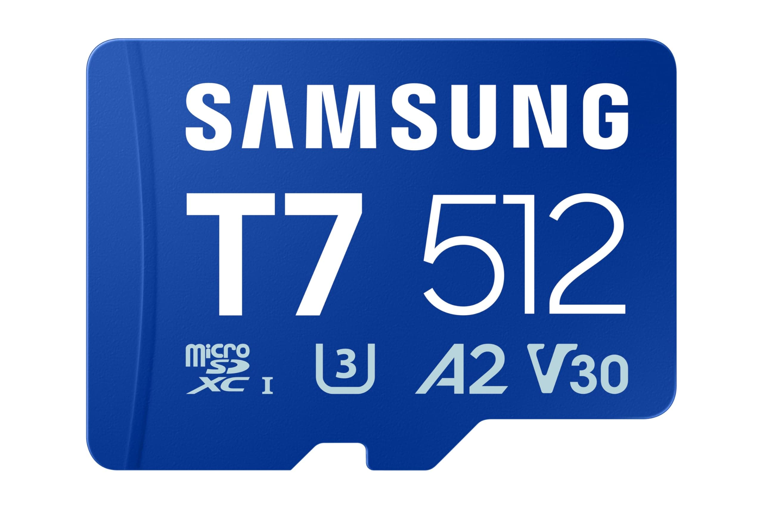 Samsung T7 Tarjeta microSD, 512 GB, UHS-I U3, Full HD y 4K UHD