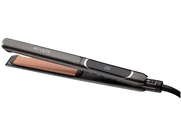 Plancha de pelo - Revlon RVST2175E, 235ºC, Revestimiento cerámica, 30 Configuraciones, 10s, Negro