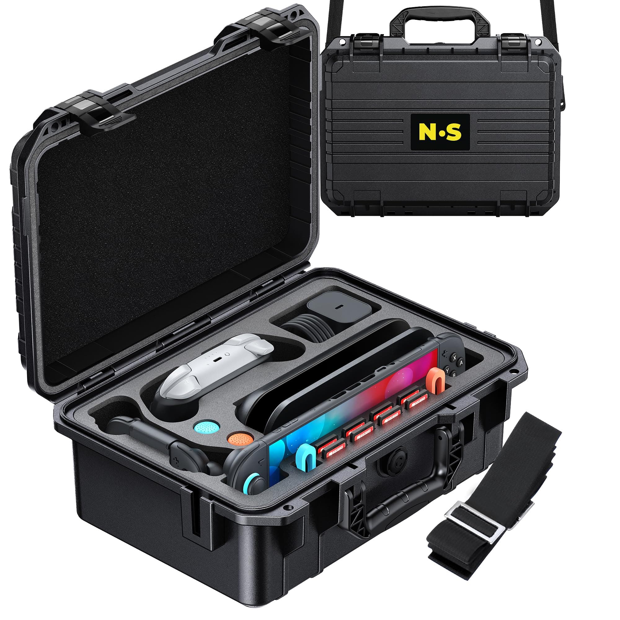 Funda Ultra rígida para Consola Nintendo Switch 2/Switch 1/OLED y Controlador
