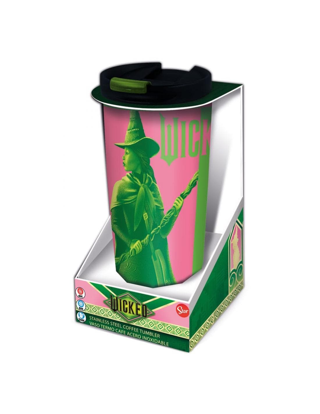 Stor Wicked Termo de Viaje Acero Inoxidable Elphaba & Glinda