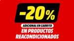 20% extra en carrito en reacondicionados