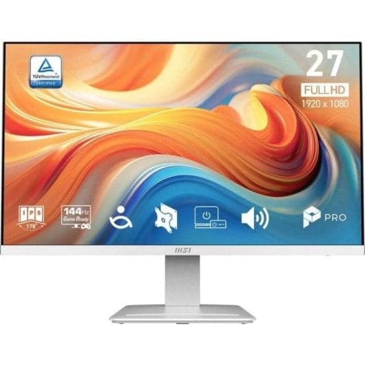 Monitor MSI PRO MP273W E14A 27" FullHD 144Hz IPS 1ms Altavoces VESA Adaptive Sync