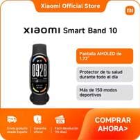 Xiaomi Smart Band 10 Negro — 27,33€ (antes 49,99€, -45%)