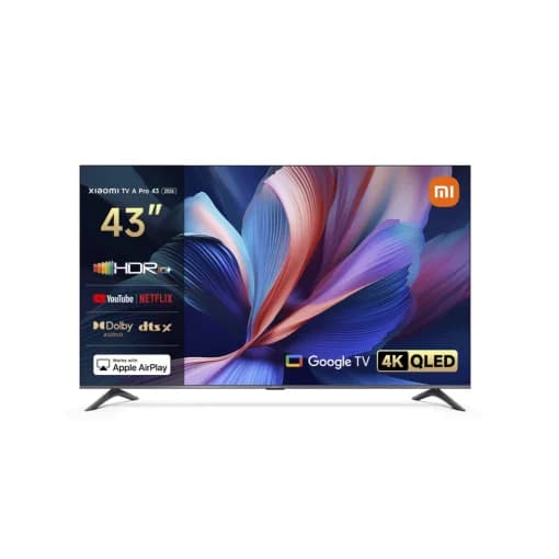 Smart TV Xiaomi TV A Pro 43" 2026 QLED 4K (L43MB-APEU) – HDMI 2.1 con ALLM, HDR10+, Dolby Audio, DTS:X, Google TV