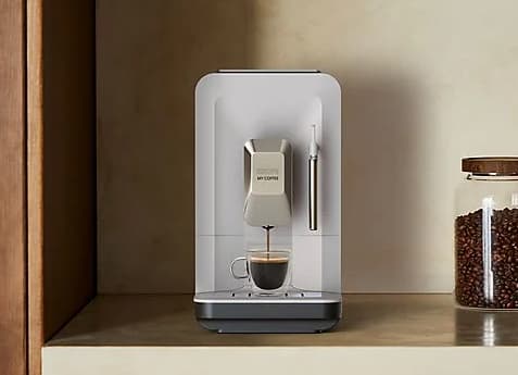 Cafetera superautomática KRUPS My Coffee EA201B (15 bares de presión, 3 recetas de café de acceso directo, panel táctil intuitivo)