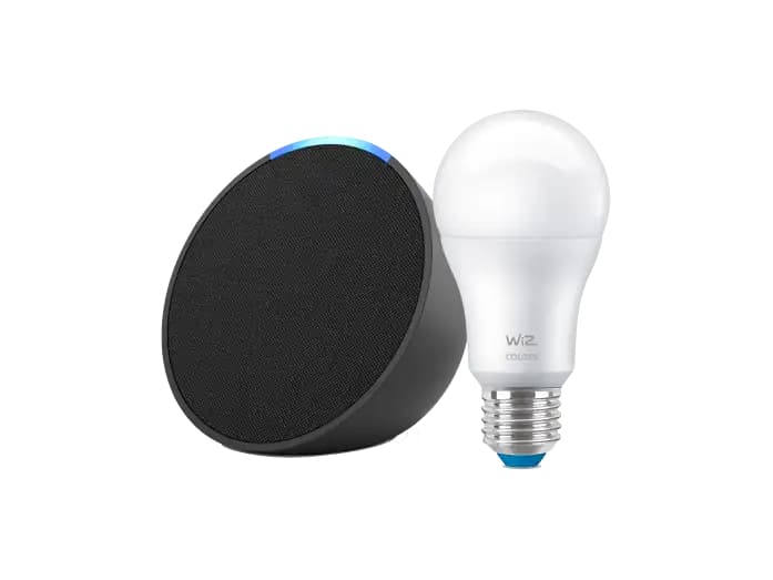 Amazon Echo Pop + Bombilla Wiz
