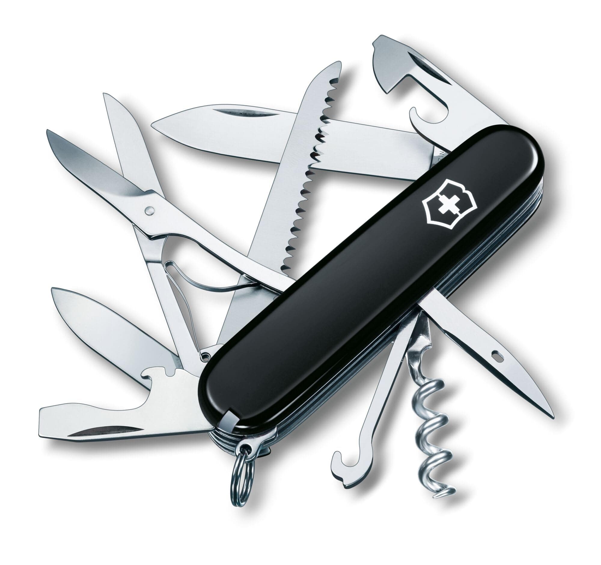 Victorinox Huntsman folding - Cuchillo plegable de acampada, color 360
