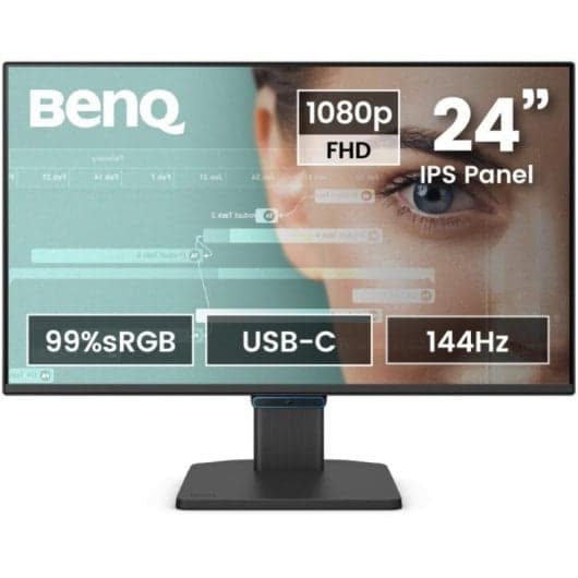 Monitor BenQ GW2490C (23.8" Full HD, 144Hz, IPS, USB-C, Eye-Care)