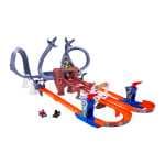 Hot Wheels Pista para coche de juguetes Telaraña de Spider-Man