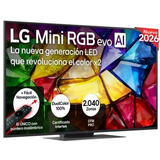 Smart TV LG 55" 55MRGB87B6B (Mini RGB evo AI, 4K, 120Hz, WebOS, HDR10/Dolby Vision)