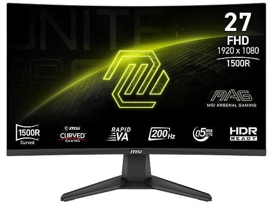 Monitor Gaming Curvo MSI MAG 276CF E20 (27" FHD, 200 Hz, 0.5 ms, VA 1500R)