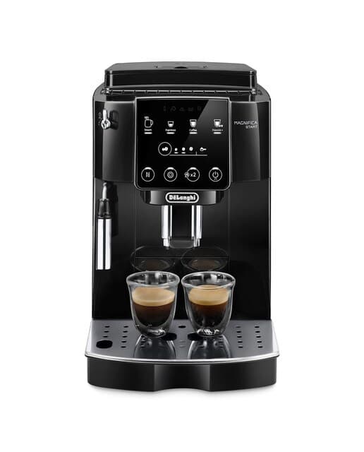 Cafetera superautomática De´Longhi Magnifica Start ECAM220.21.B con 4 recetas y molinillo incorporado - Negro
