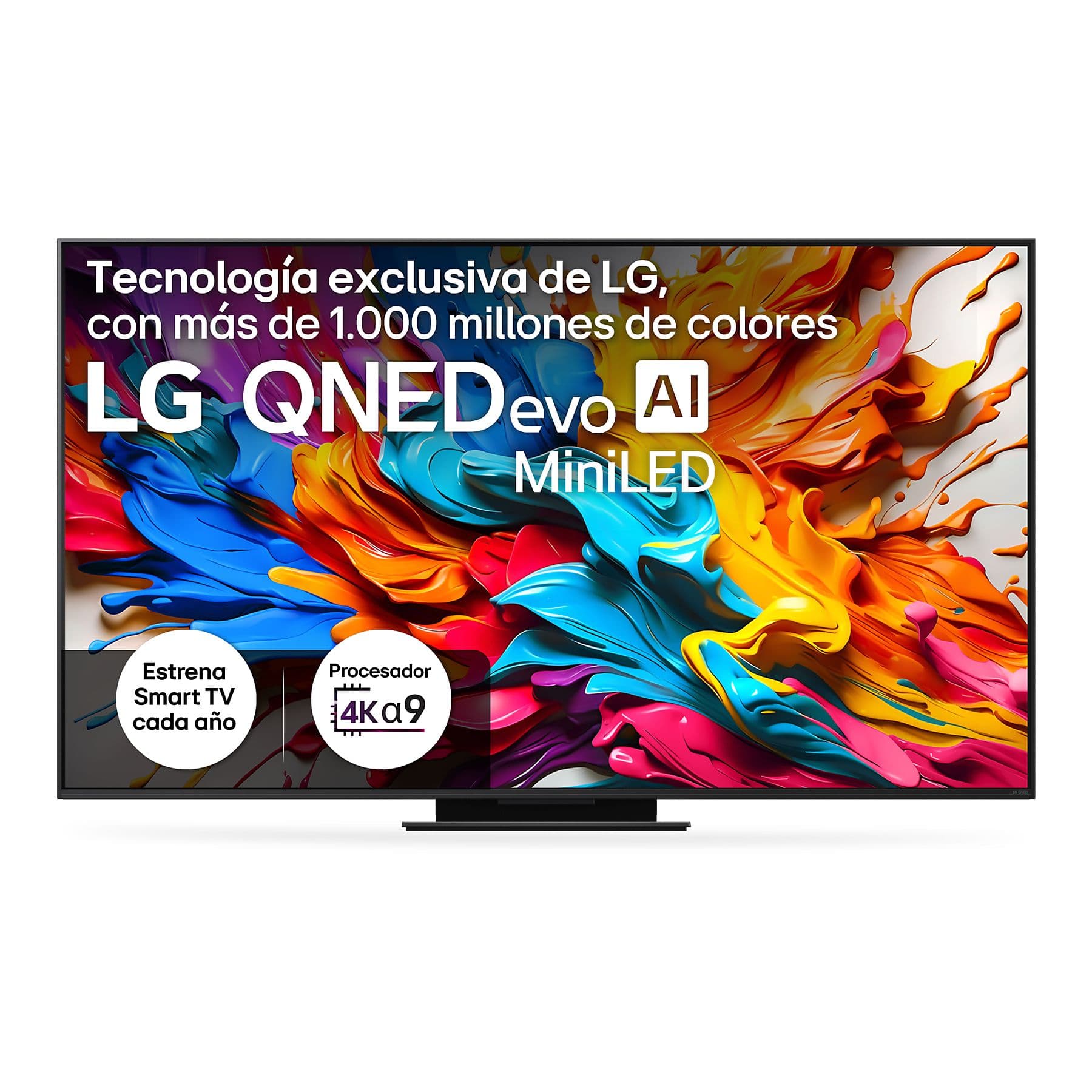 LG 75QNED9MA6B - TV QNED MiniLED 75", UHD 4K Inalámbrico, Procesador α9 AI 4K Gen8, Smart TV, DVB-T2 (H.265), Negro