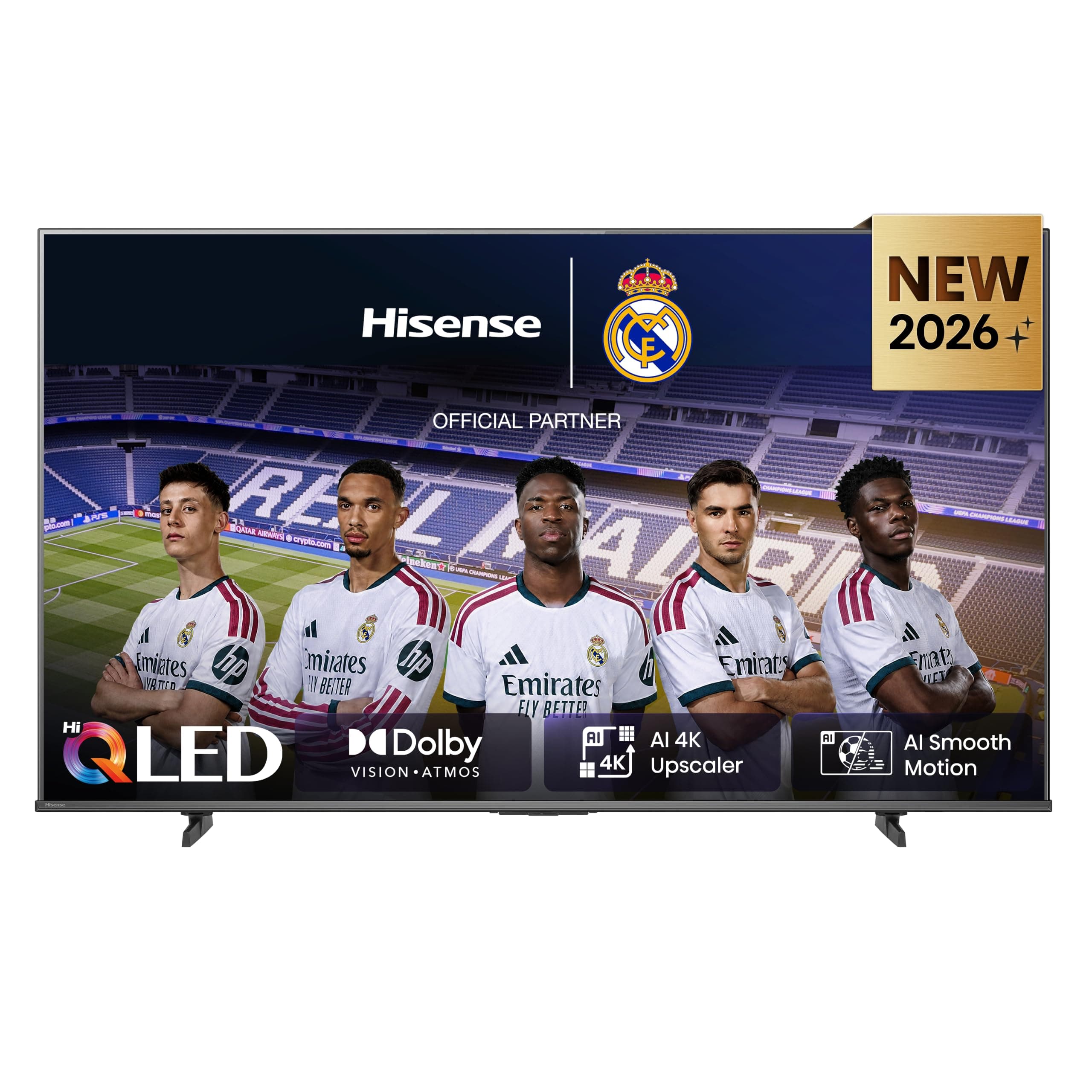 Hisense 85E7S - Hi-QLED Smart TV 85 Pulgadas, Hi-QLED Color, Dolby Vision.Atmos, Escalador IA 4K, Smooth Motion IA, Modo Juego Plus