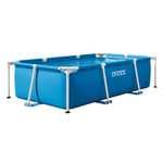 Intex 28270NP Small Frame - Piscina Desmontable, 220 x 150 x 60 cm, 1.662 litros, Color Azul
