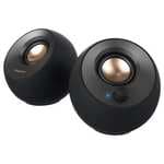 Creative Pebble V2 - Altavoces 2.0, USB-C, Negros