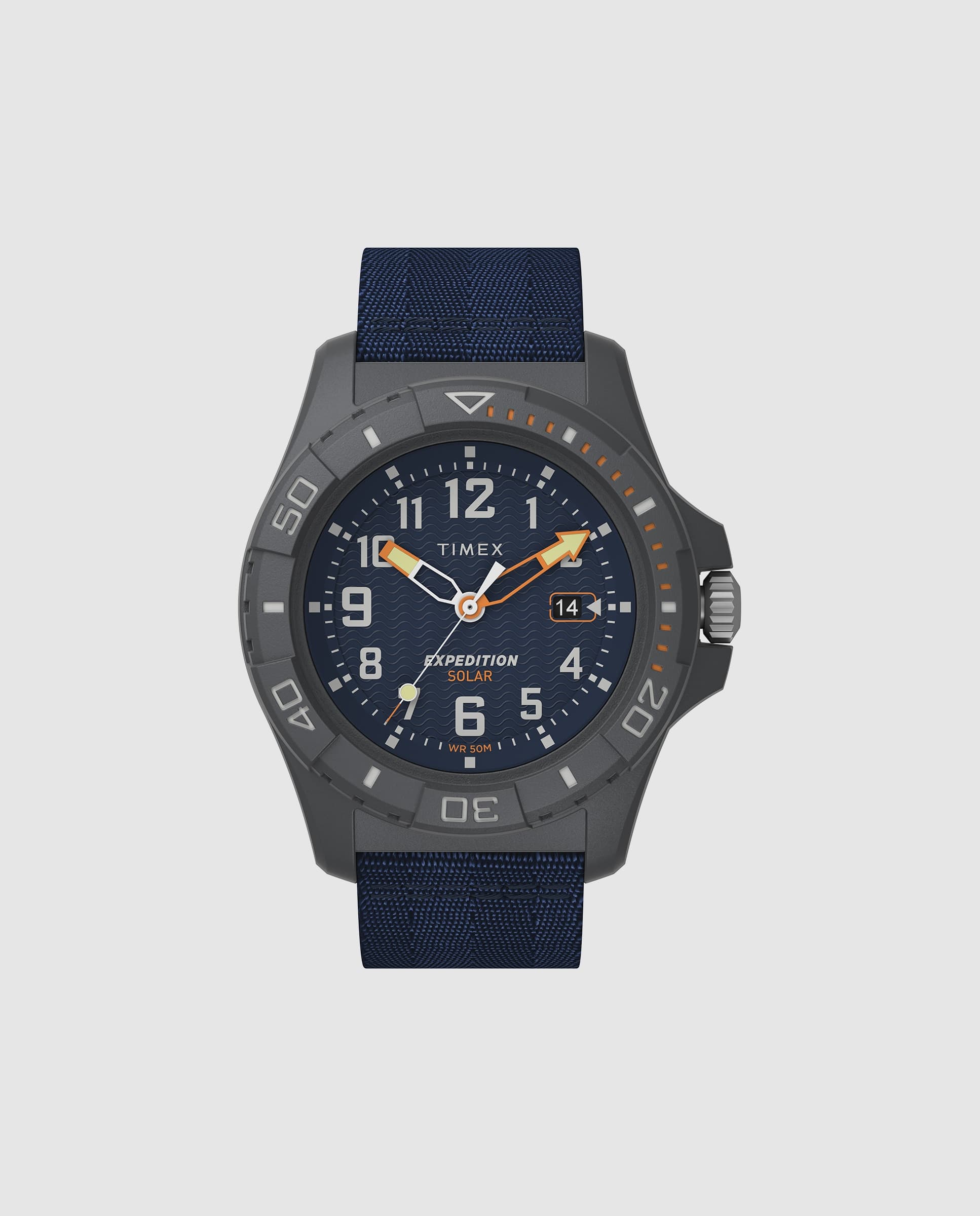 Timex Reloj de hombre freedive tw2v40300 de nylon y correa azul Azul